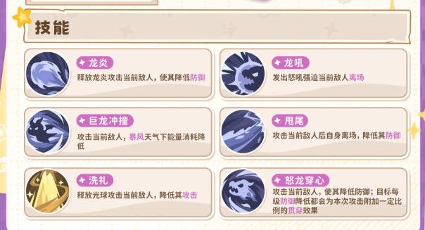 闪耀吧噜咪龙神技能效果详解