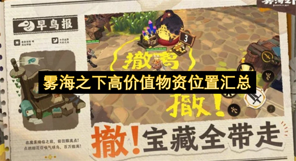 雾海之下高价值物资位置汇总