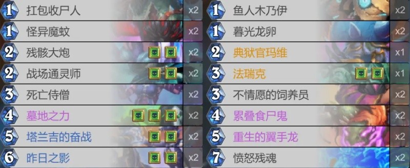 炉石传说S14赛季3绿邪DK卡组玩法指南