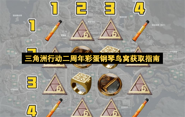 三角洲行动二周年彩蛋钢琴鸟窝获取指南