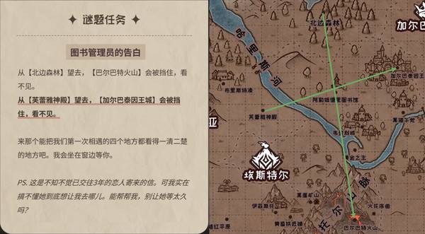 加尔巴泰因冒险者公会事务所第四章谜题解密方法