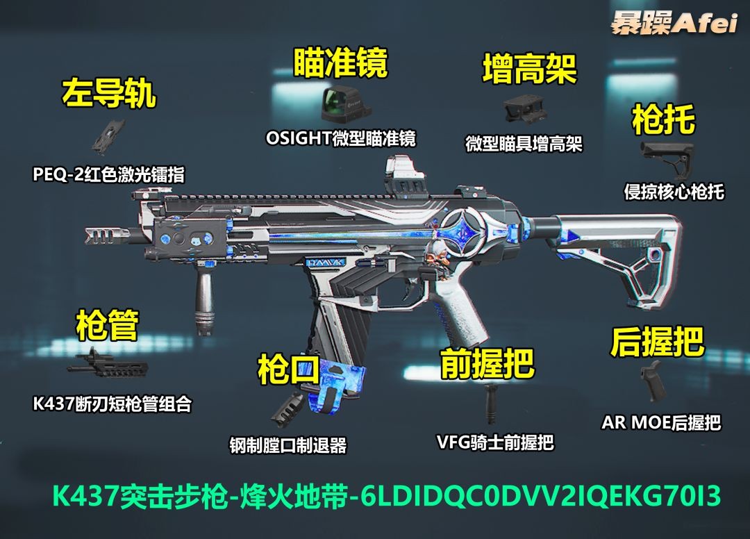 三角洲行动烽火地带k437改枪方案推荐