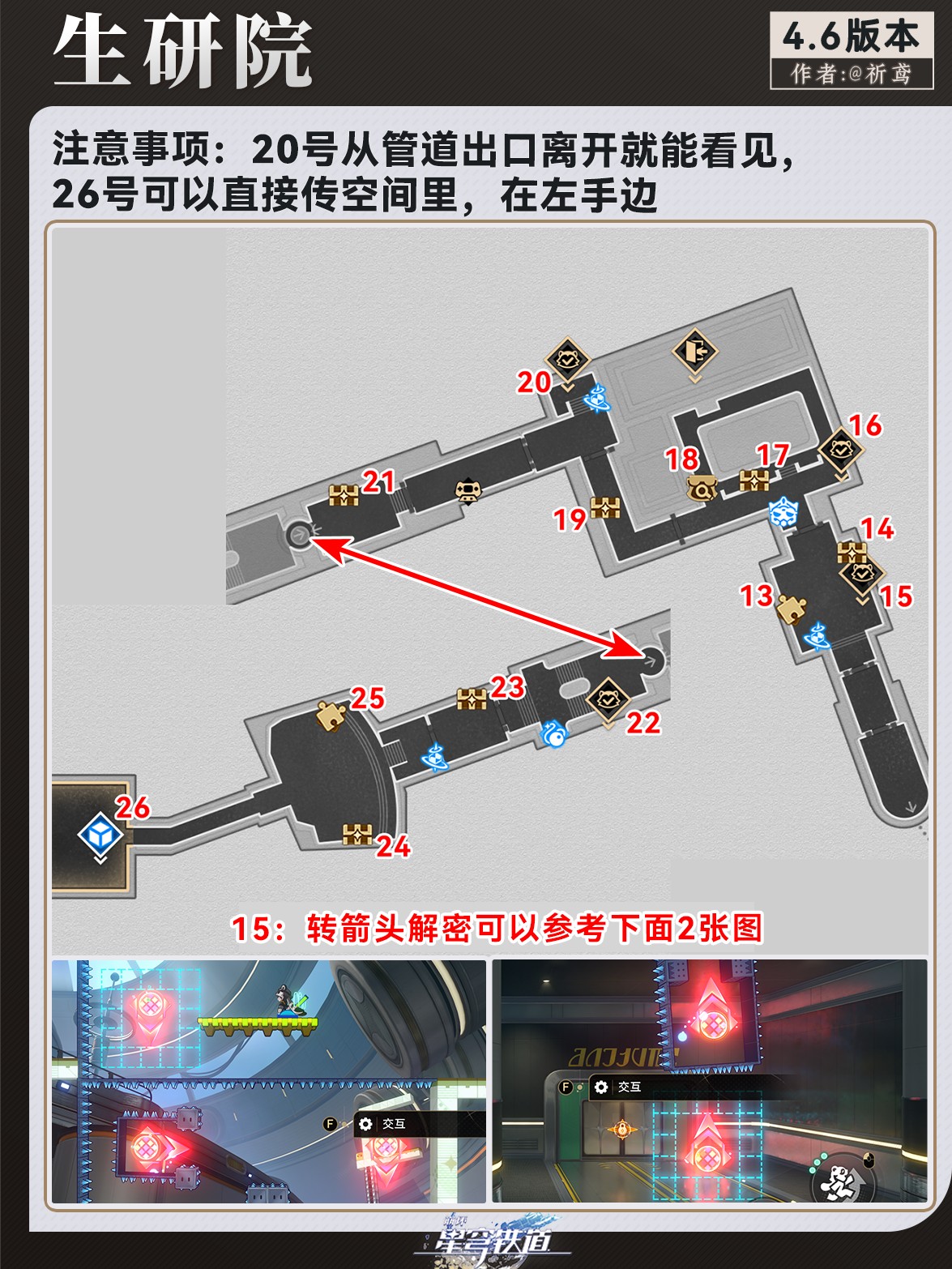 崩坏星穹铁道千星城V4.6生研院宝箱收集指南