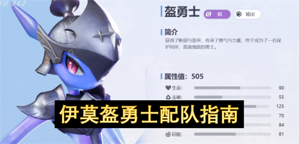 伊莫盔勇士怎么配队,伊莫盔勇士配队推荐,伊莫