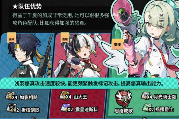 绝区零千夏怎么配队 绝区零千夏配队推荐